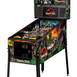 Jurassic Park Premium Pinball Machine cabinet