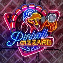 Pinball Gizzard™ - Real Glass Tube Neon Sign