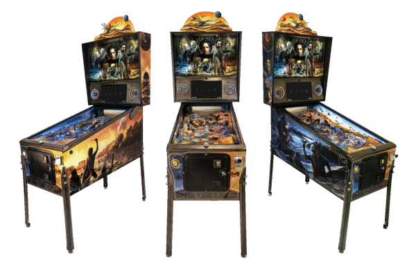 dune pinball machine three views
